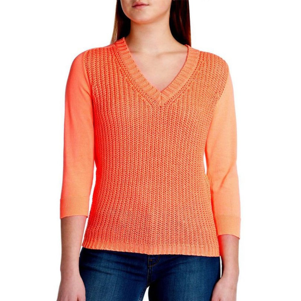 Ted Baker London Orange Lills Knit Sweater
